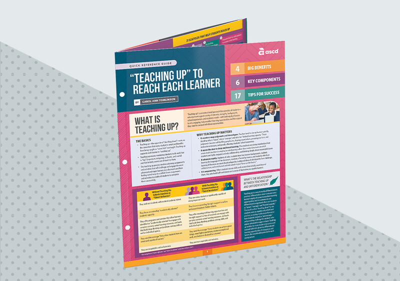 "Teaching Up" to Reach Each Learner (Quick Reference Guide) - feature